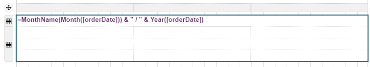 Add Table to New Detail Row