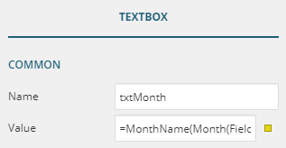 TextBox Table Cell - txtMonth
